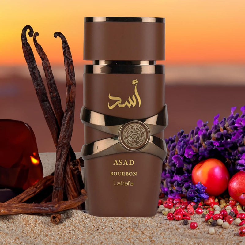 Perfume Lattafa Asad Bourbon Eau de Parfum 100ml Original